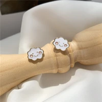 s925 south korea cute little cloud earrings simple soft cute girl fashion earrings small gifts 2020 new jewelry