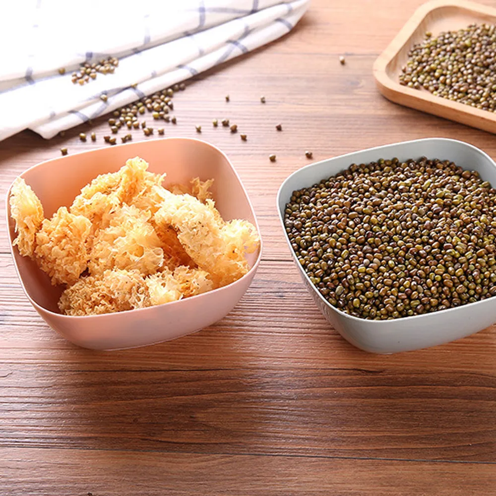 3 вида цветов пищевой пластиковый квадратный фруктовый сэндвич салат корзинка