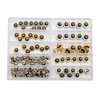 charminer 60 pcs watch crown for rolex copper 5 3mm 6 0mm 7 0mm silver gold repair accessories assortment parts