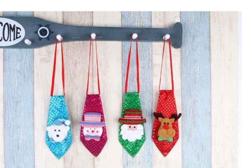 Рождественские вечерние галстуки для детей подарки Рождественский галстук