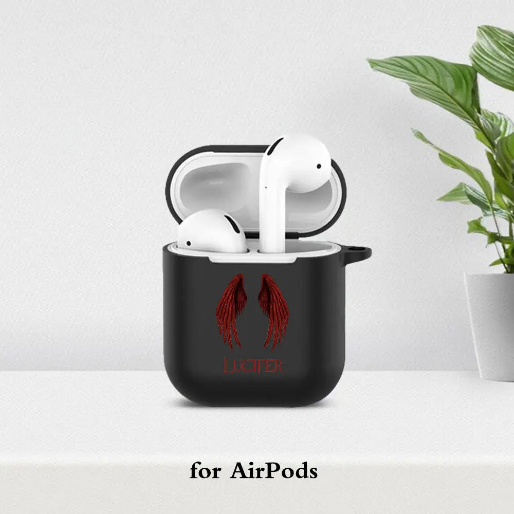 

American TV Degenerate angel Lucifer Airpod Case For Airpods Pro Cases 1 2 Soft Silicone Earphone Fundas protective Coque