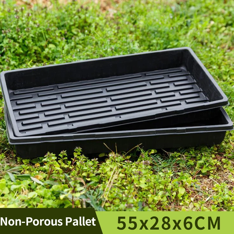 

10PCS 1.8MM Thickness Plant Growing Trays Flower Vegetable Non-Porous Pallet For Planing Seedling Tray