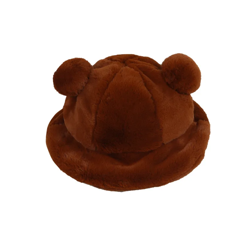 

Autumn and Winter Korean Cute Bear Ear Leopard Pattern Warm Hat