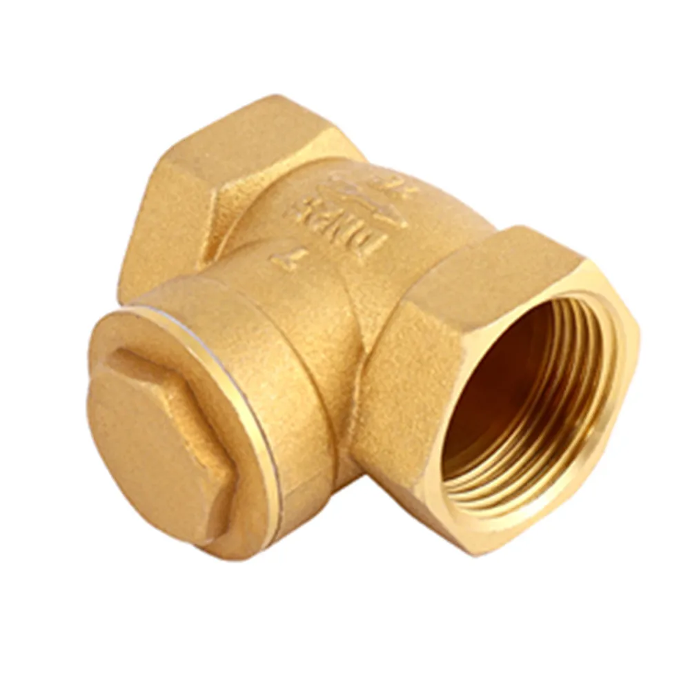 Brass wire mouth horizontal non-return valve Full Copper female thread swing check 1/2" 3/4" 1" 1-1/4" 1-1/2" 2" |