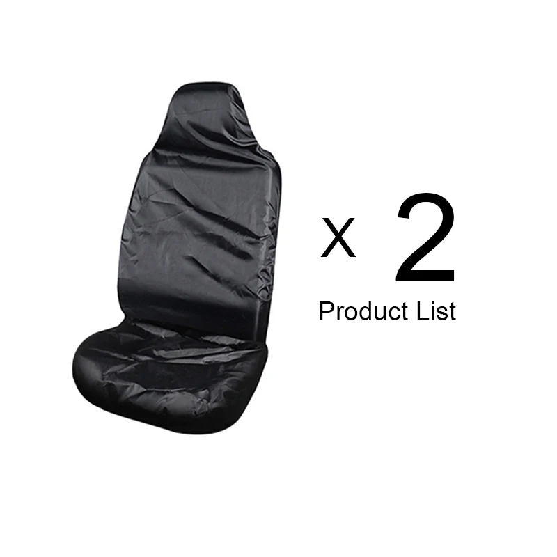 2 шт. водонепроницаемые чехлы на сиденья автомобиля для водителя и пассажира |