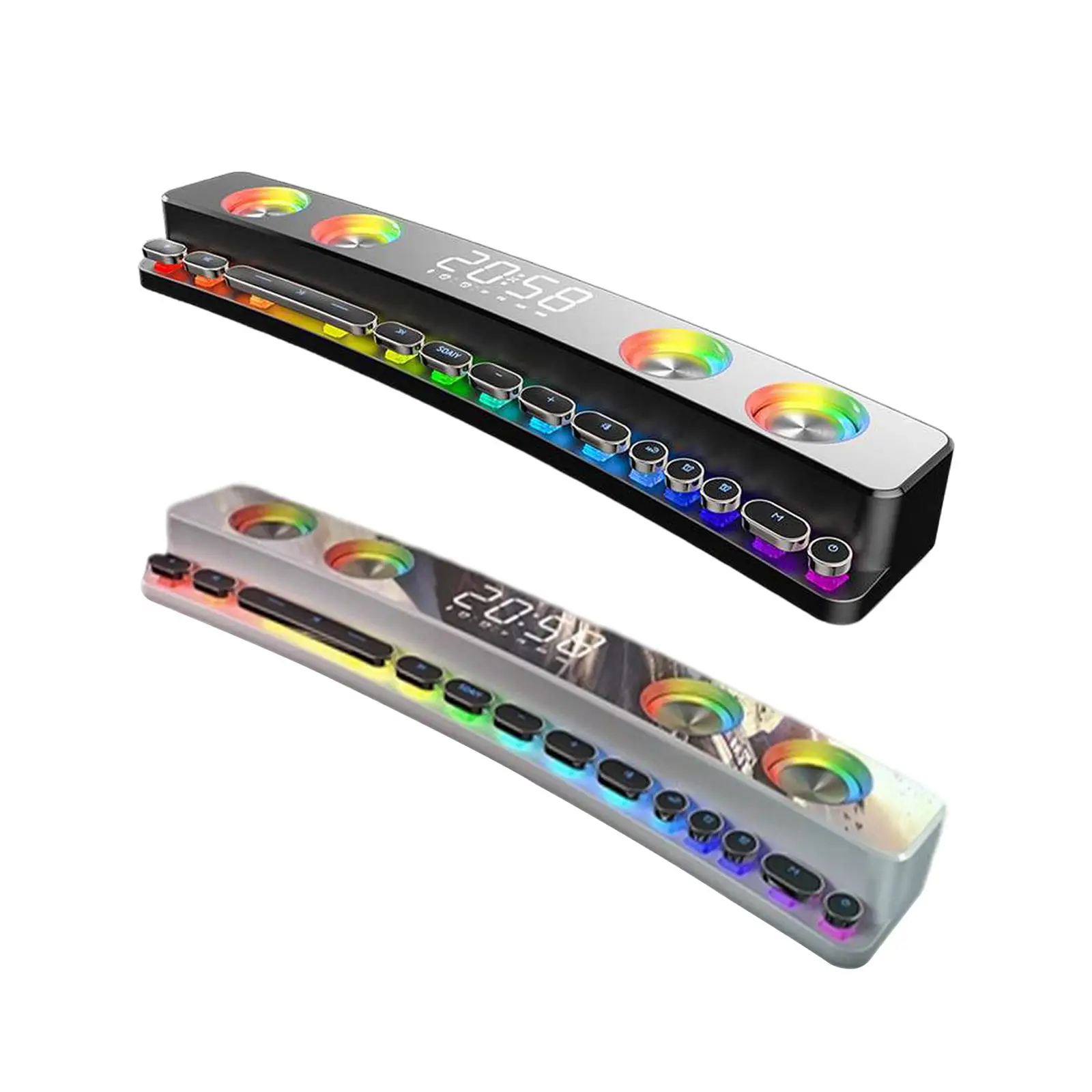 

Портативный компьютерный громкий динамик 3D стерео сабвуфер USB 3600 мА/ч звуковая панель Bluetooth динамик для рабочего стола комнатных планшетов ...