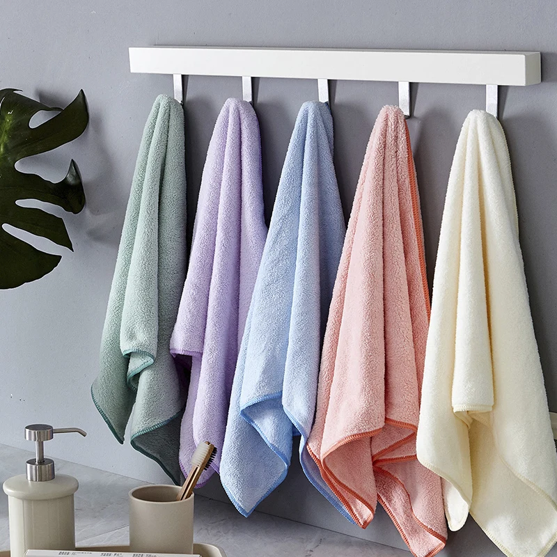 Микрофибра ткань банное полотенце высокого абсорбирующего сплошной цвет мягкая