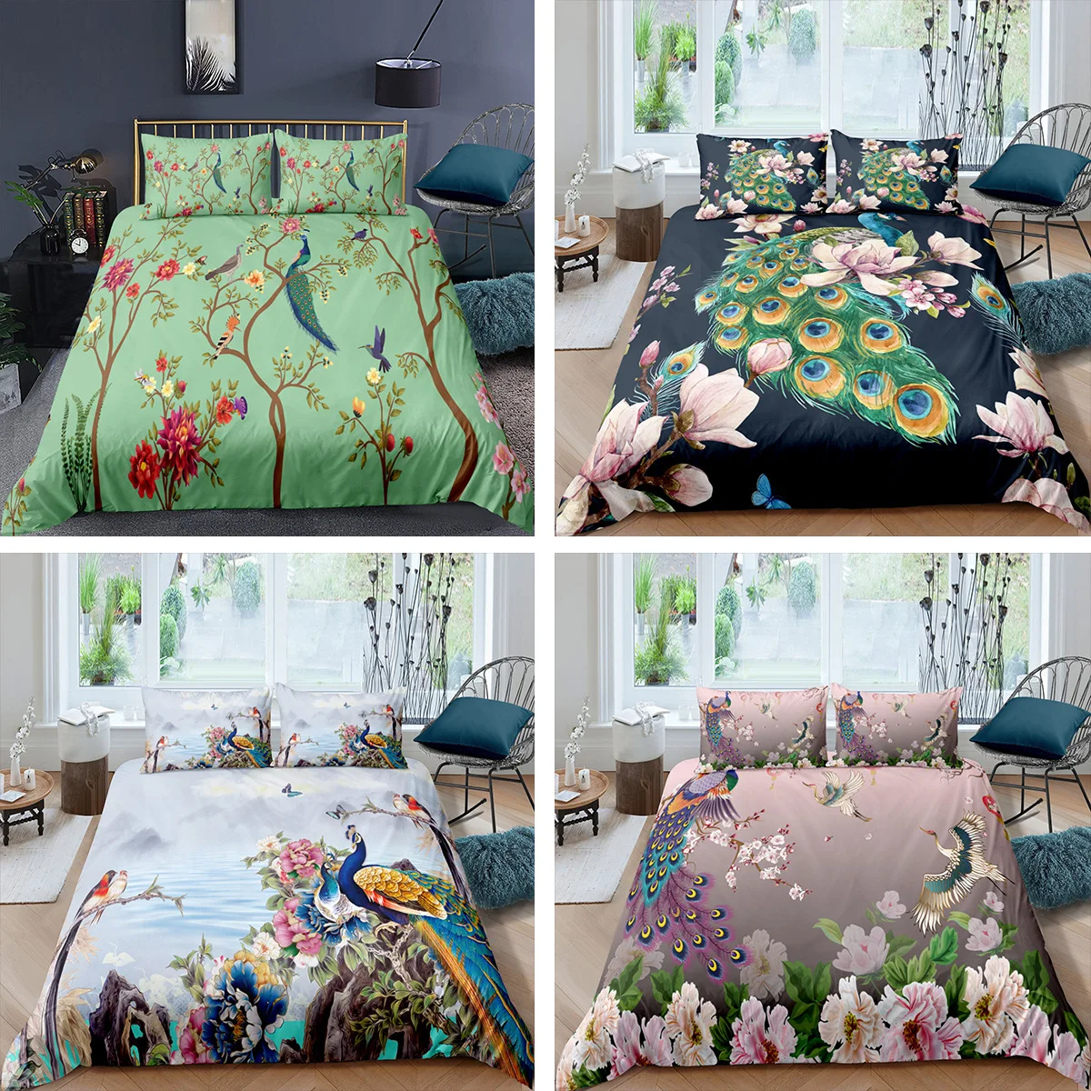 Пододеяльник и наволочка пододеяльник с 3D принтом подарок Размер 2/3 шт. | Дом сад