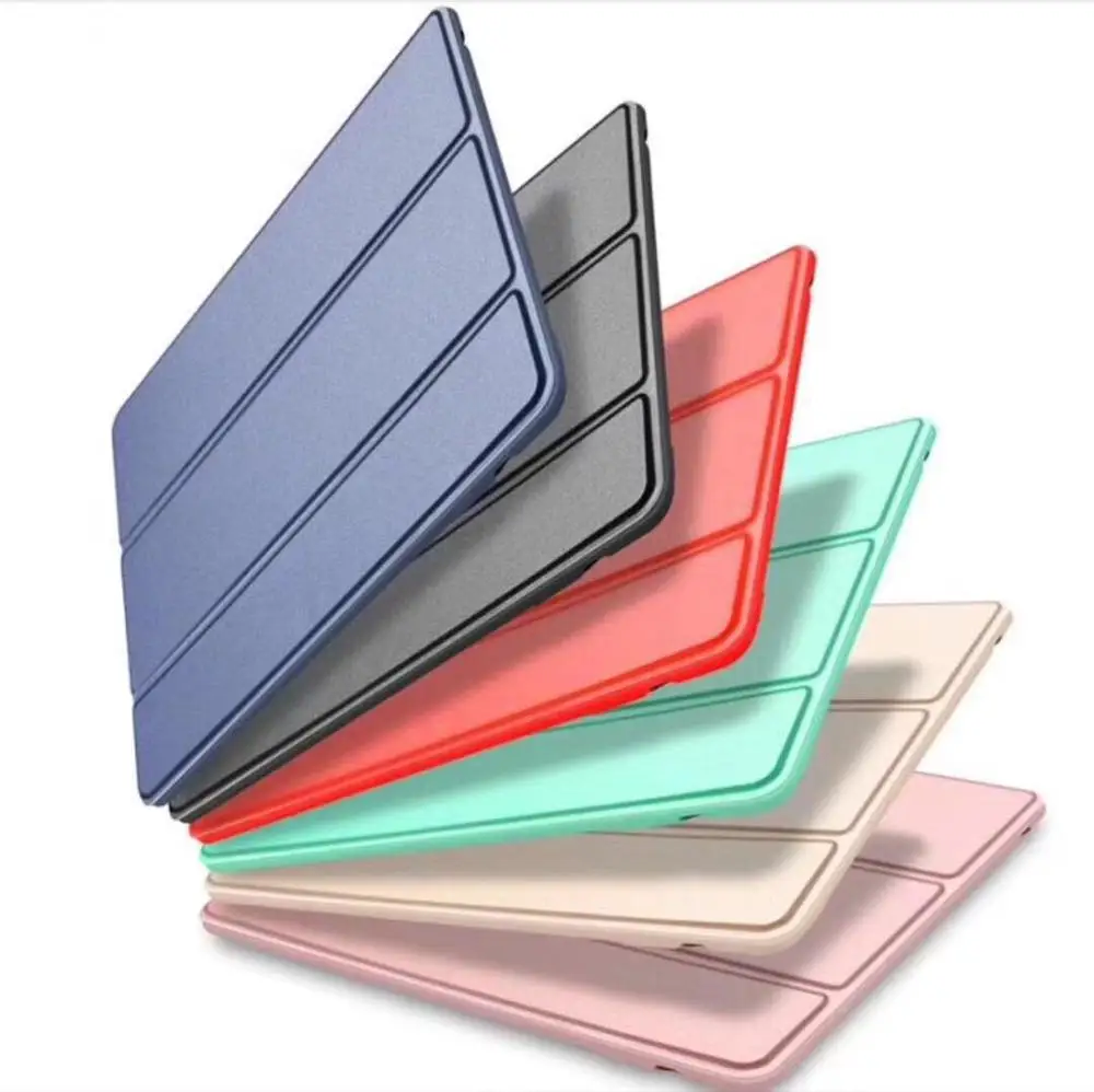 

For iPad 5th 6th 9.7 7th 8th 10.2 mini 1 2 3 4 5 Silicone Soft Back Cover iPad Air 4 10.9 Pro 11 Air3 10.5 Leathe Flip Case