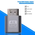 Адаптер Виртуального дисплея, совместимый с HDMI, 1,4 DDC EDID, фиксатор вилки, графическая карта, графический процессор, эмулятор для майнинга биткойнов, BTC