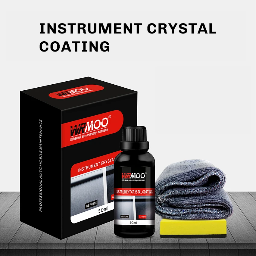 Полировальный спрей для приборной панели с пластиковым покрытием салона