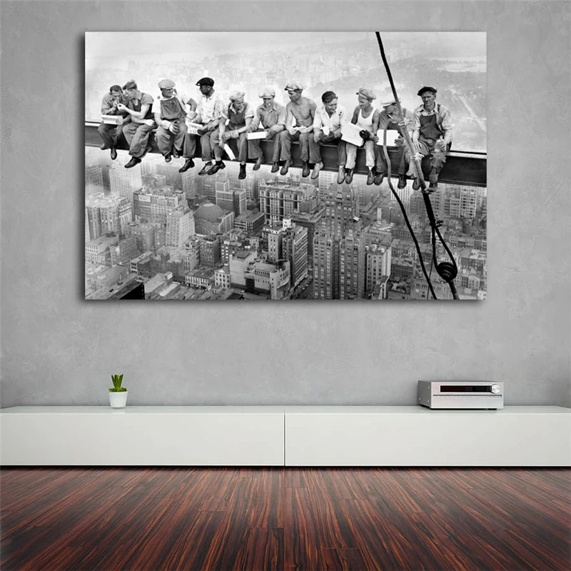 

Фотообои beibehang для помещений, старые фотографии тяжелых рабочих в современных городах, напечатанные на холсте