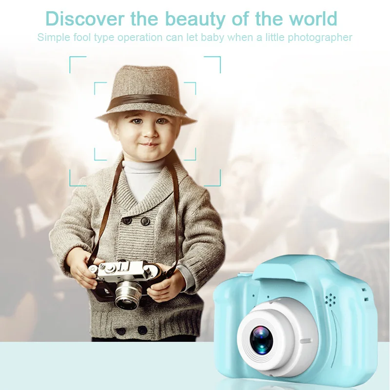 

X2 Children Kids Camera Mini Educational Toys For Children Baby Gifts Birthday Gift Digital Camera Projection Video Camera