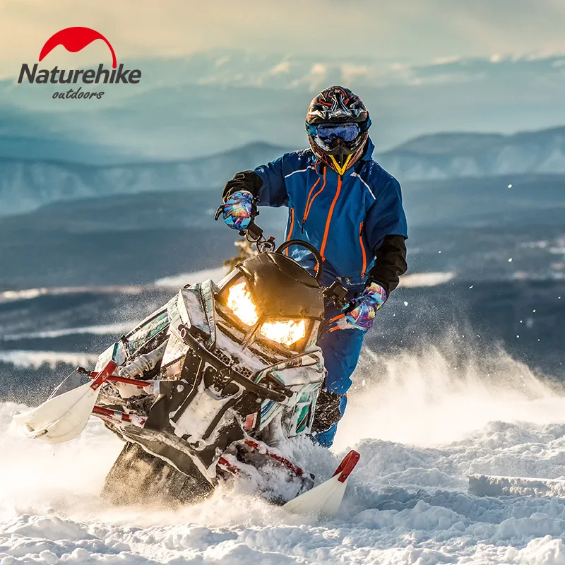 Теплые лыжные перчатки Naturehike GL08 мужские и женские для сноуборда на утином пуху