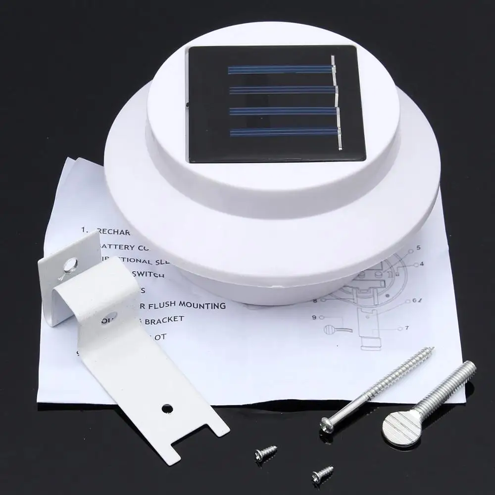 JLAPRIRA светильник ING наружный настенный на солнечных батареях садовый забор с