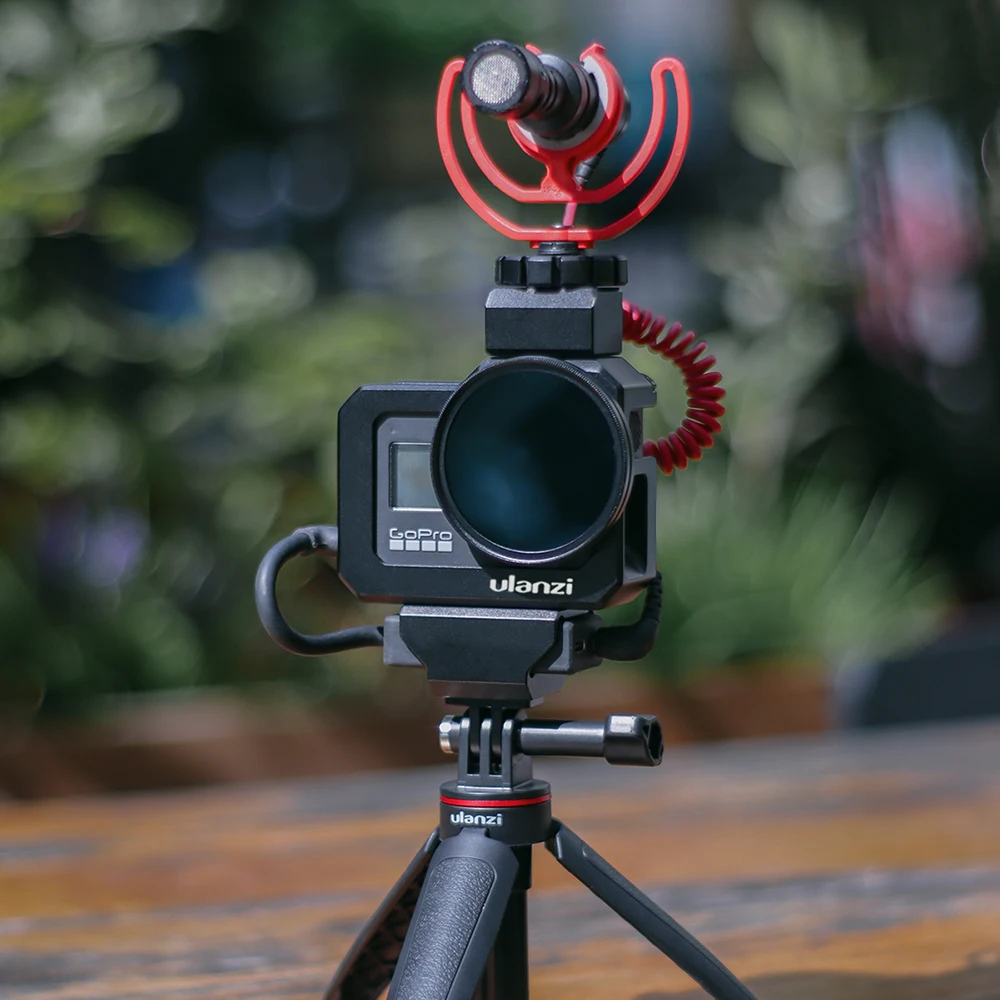 Ulanzi G8 5 металлический чехол Vlog Cage с холодным башмаком для GoPro Hero 8 Black Extend MIC Fill