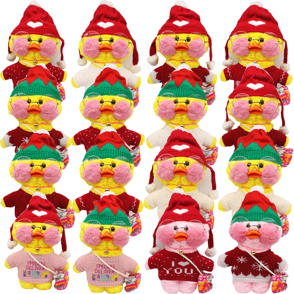 Korean Netred Wearing Hyaluronic Acid Yellow Duck Doll Ducks Lalafanfan Ducks Plush Soft Toys Ducks Doll Birthday Gift