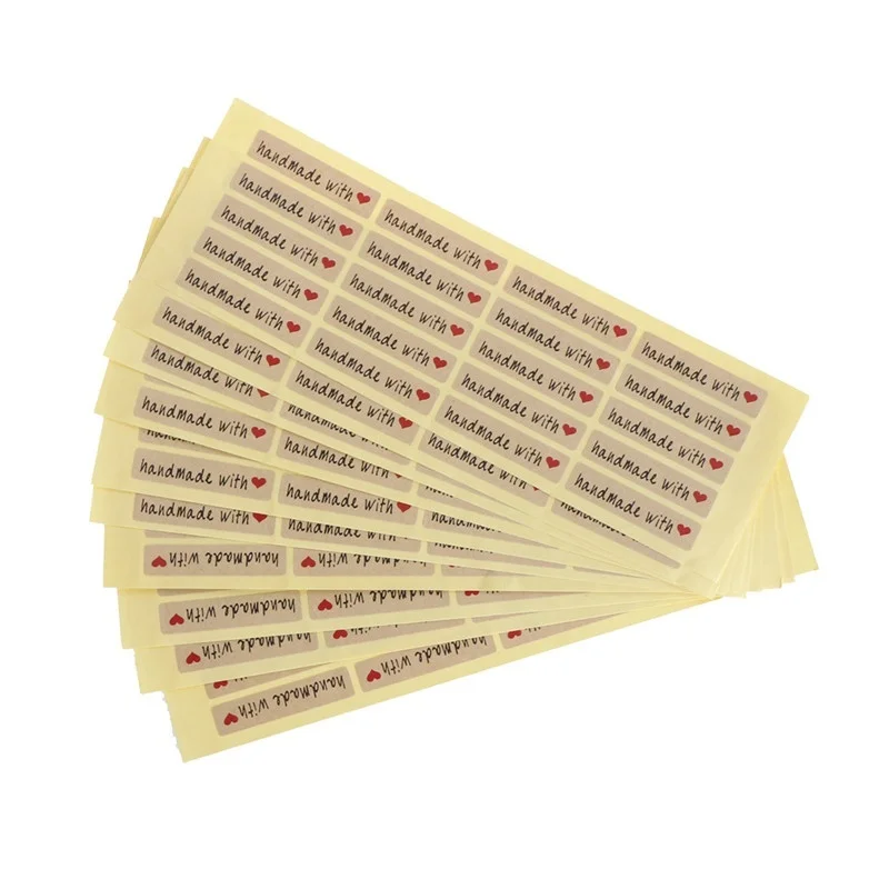 200 шт ручной работы с наклейками этикетки запечатывание ремесло любимые буквы