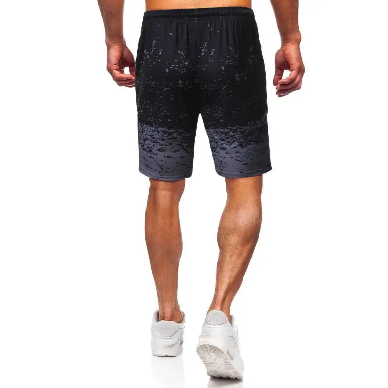 

Casual shorts men's digital printing gradient summer shorts 2020 summer new European and American men's casual jogging pants bea