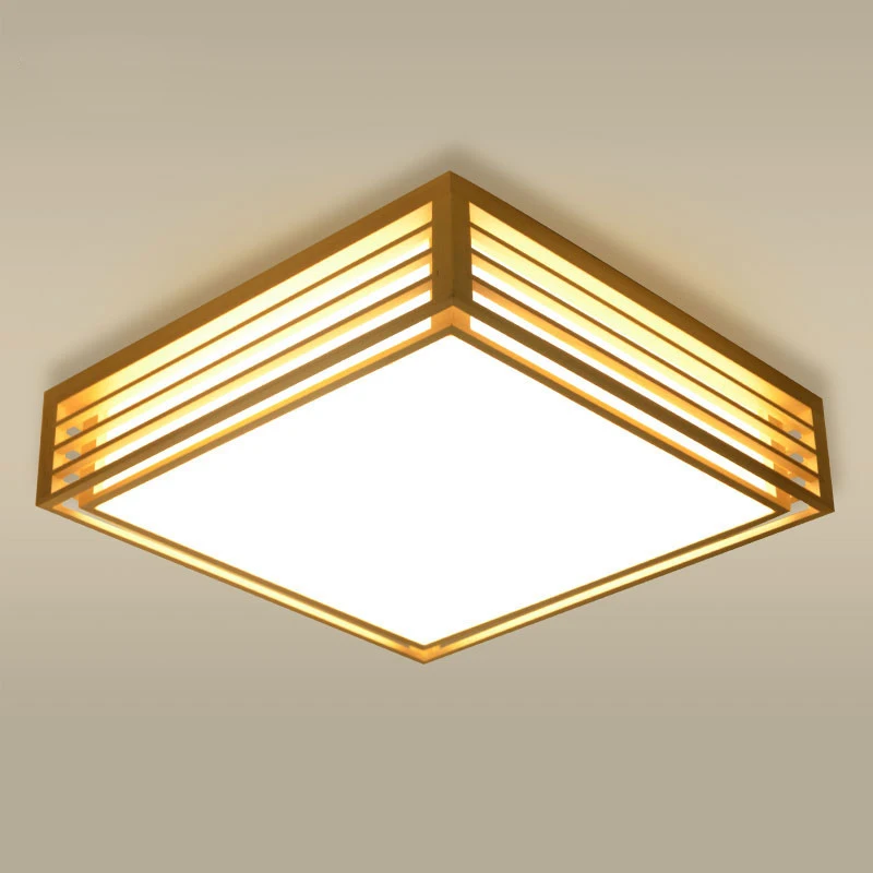 Creative Japanese ceiling Nordic minimalist bedroom LED soli