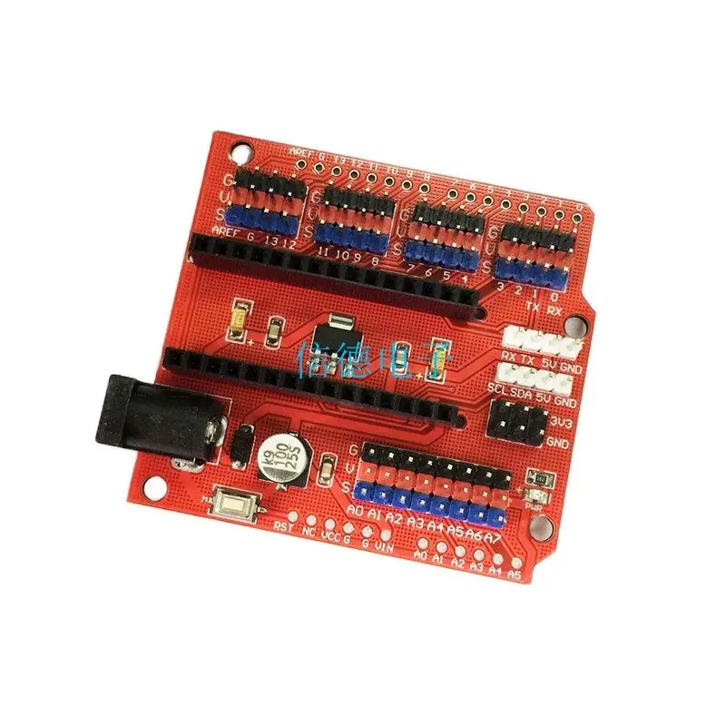 

Красная многофункциональная Плата расширения NANO UNO, красная Плата расширения