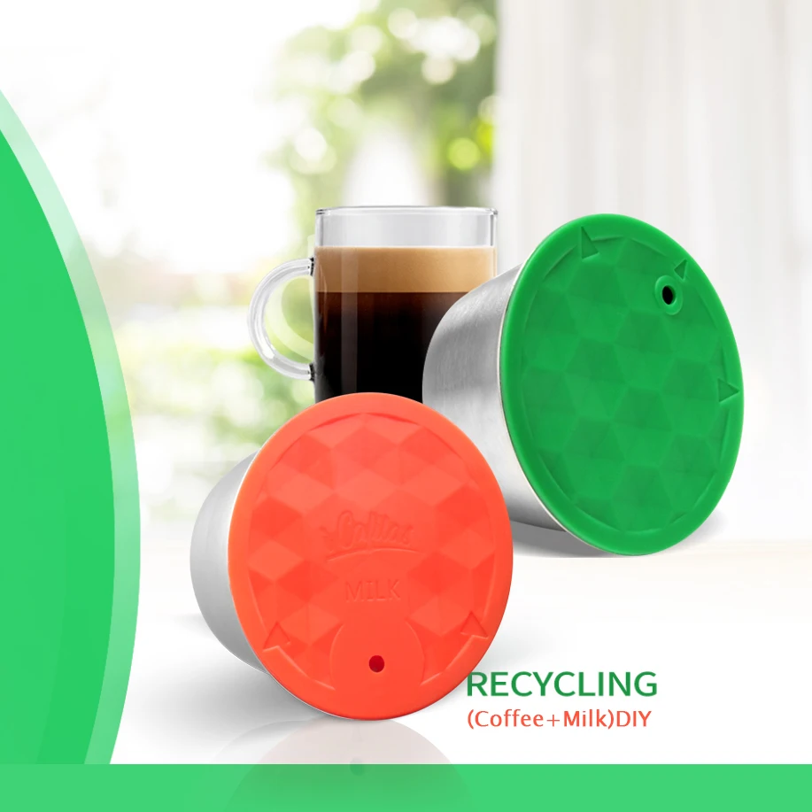 Нержавеющие металлические ржавые капсулы для кофе Dolce Gusto Nescafe с фильтром uesed 200