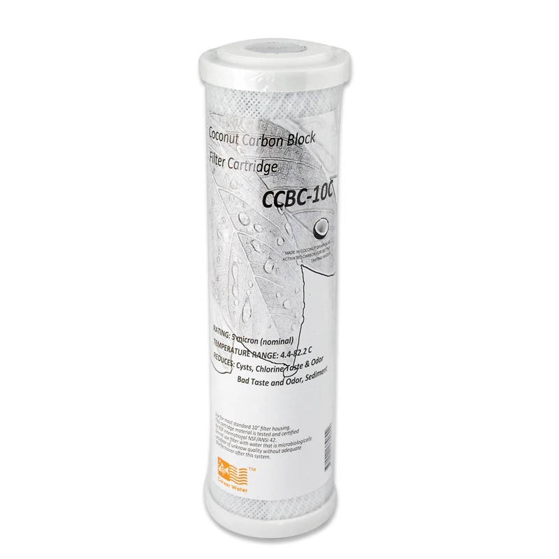 Coronwater CCBC 10C кокосовый угольный картридж фильтра для воды при помощи обратного