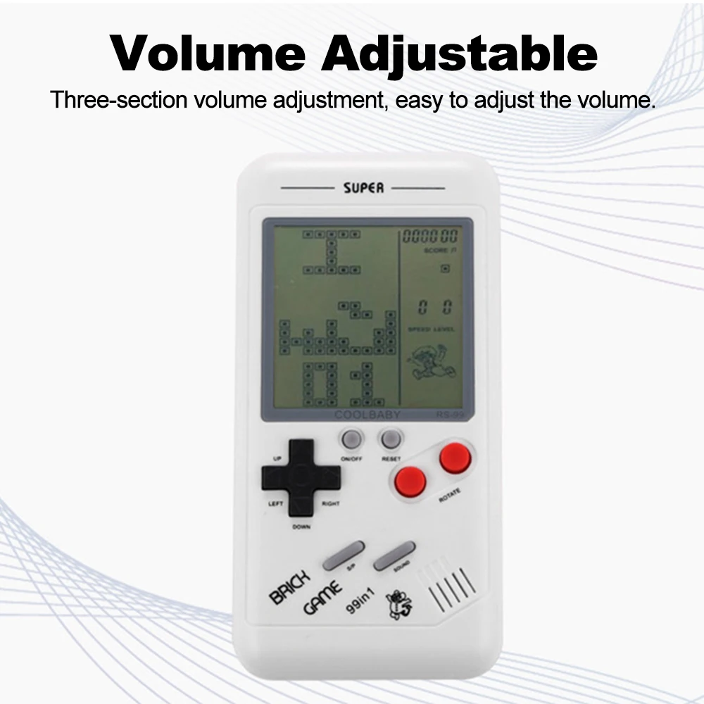 Классическая игровая консоль портативная игра-головоломка для Тетрис детей