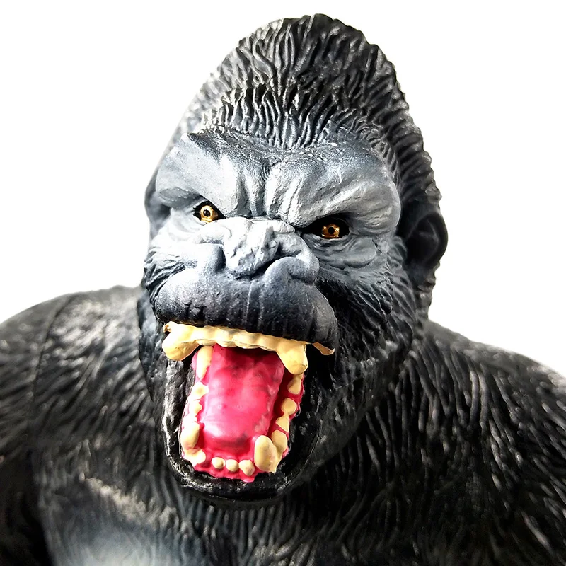 Artificial Big Chimpanzee Gorilla Animal Model Bonsai Figurine home decor miniature fairy garden decoration accessories modern | Дом и сад