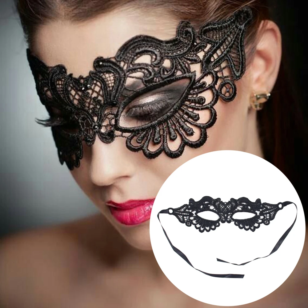 HOT SALES!!! Women Hollow Lace Masquerade Face Mask Princess Prom Party Props Costume Halloween Sexy | Дом и сад