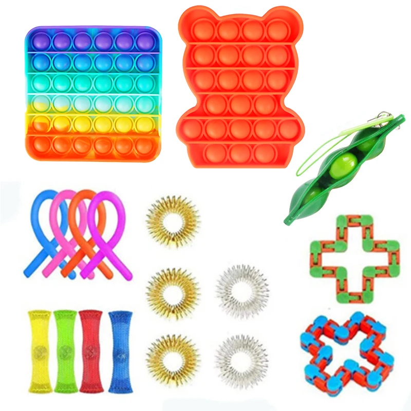 

Fidget Toys Anti Stress Toy Set Strings Marble Relief Gift for Adults Girl Children Sensory Stress Relief Antistress Toys