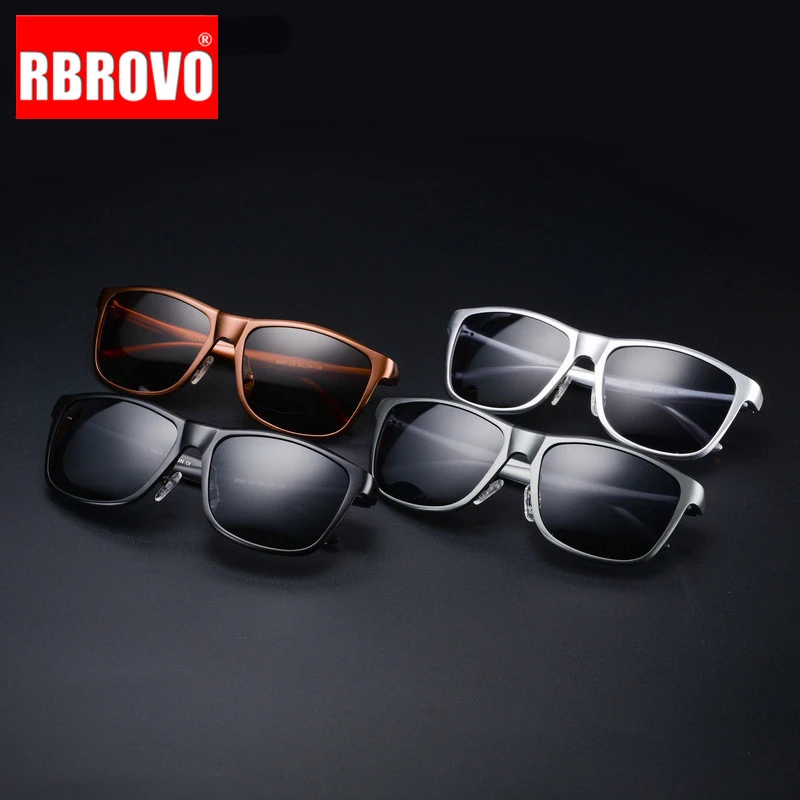 2021 поляризованные солнцезащитные очки RBROVO из алюминиево-магниевого сплава