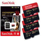 Карта памяти SanDisk Extreme Pro microSDHCmicroSDXC, 32 ГБ, карта microSD, 64 ГБ, карта TF, 170 дюйма, 128 ГБ, класс 10, U3, A2, V30 с SD-адаптером
