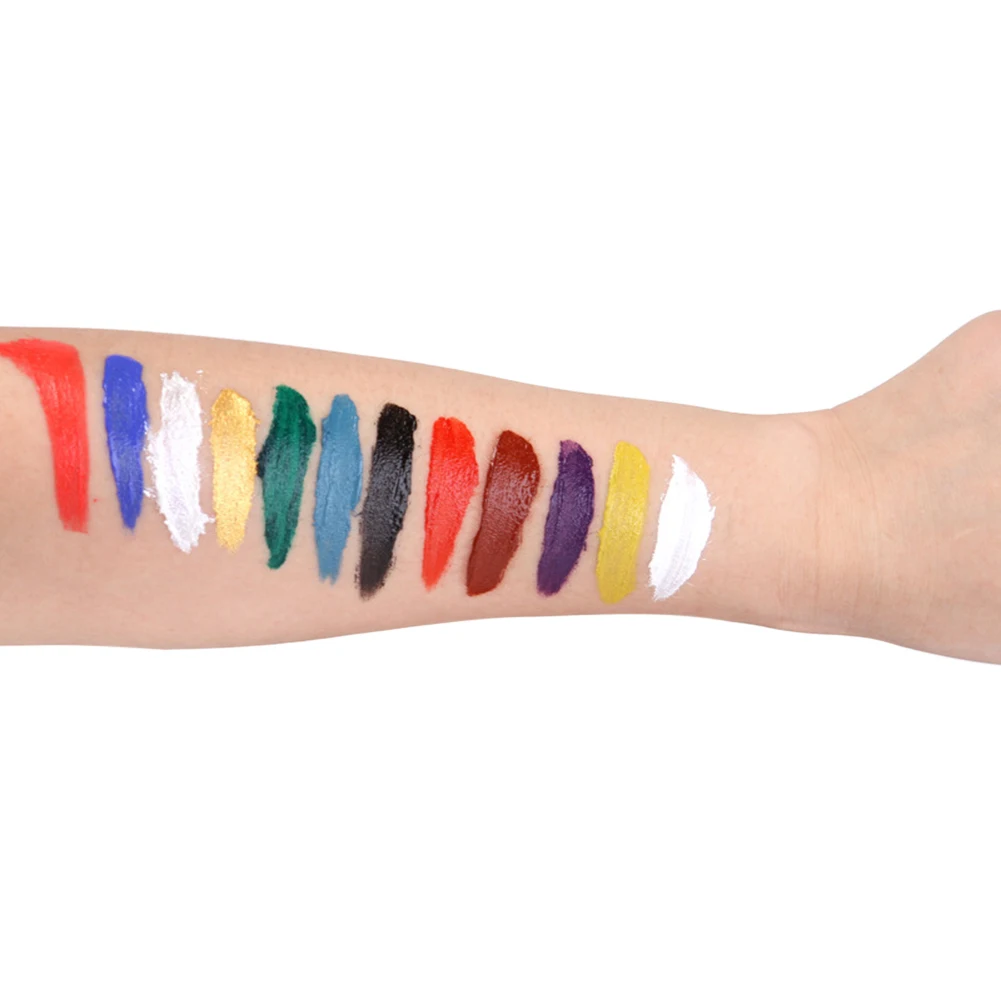 12 в 1 маскарадное платье для макияжа палитра вечеринки пигмент 2020|Краска тела| |