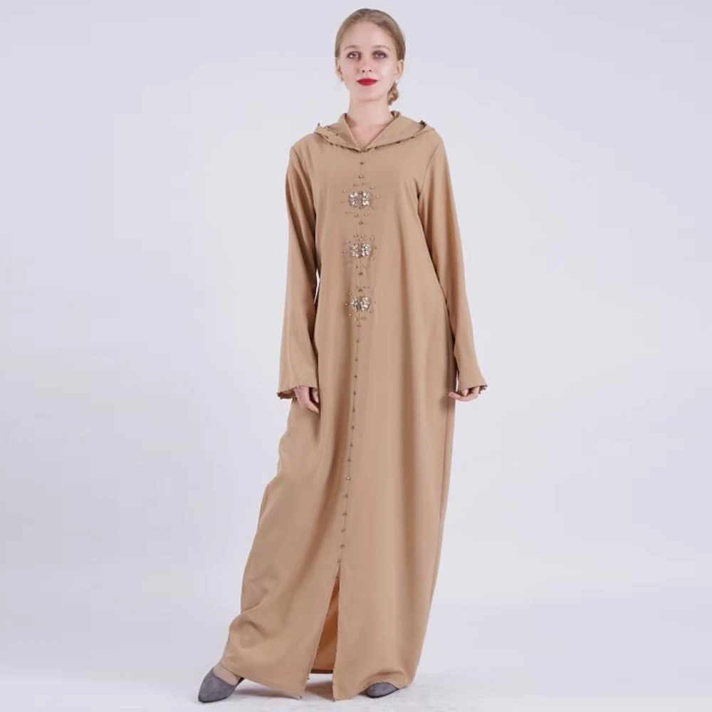 Кафтан Дубай абайя Турция мусульманское женское платье хиджаб кафтан Рамадан
