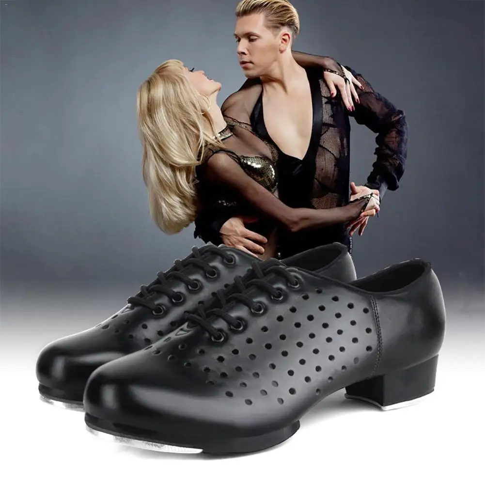 Мужская и женская обувь из искусственной кожи Обувь для джаза Дышащая с