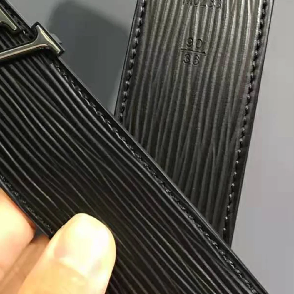 

Top Imported Leather 40mm Luxury Brand Fashion Designer For Men Belt 1:1 Copy EPI Belt For Jeans Waistband Original Box