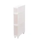 14 см стеганые шкафчик для хранения документов (стойка для холодильника узкий разрез кухонный пластиковый шкаф с ящиками для хранения туалет ванная полка