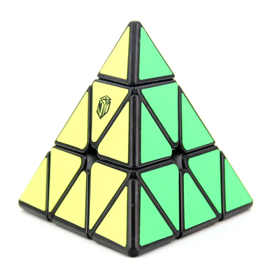 Qiyi X-MAN дизайн 3x3 магнитное положение систен Линг 3x3x3 Кубик Рубика для профессионалов головоломка игрушки для детей подарок для детей - Цвет: Black