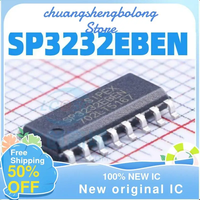 

10-200 шт. SP3232EBEN SP3232EBEN-L/TR SOP16 новый оригинальный IC