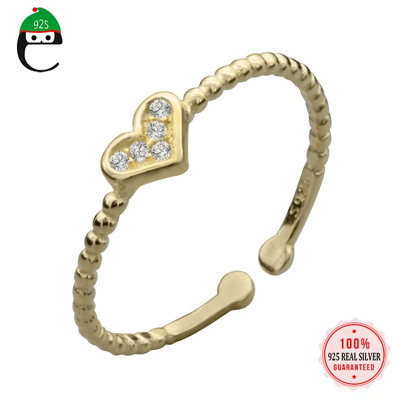 Кольцо женское из серебра 100% пробы с фианитом 925 | Украшения и аксессуары