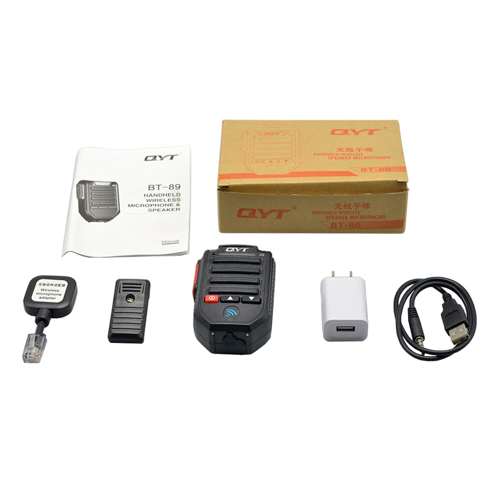 QYT BT89 Беспроводной Bluetooth ручной микрофон Динамик для KT-7900D KT-8900D KT-UV980 плюс