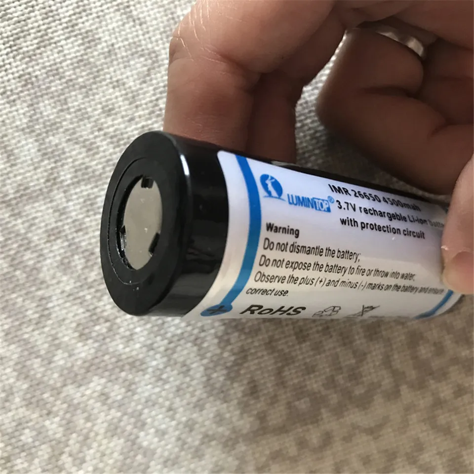 Lumintop 21700 16340 14500 26650 18650 Micro USB аккумуляторная батарея для фонарика низкая температура 18650 батареи