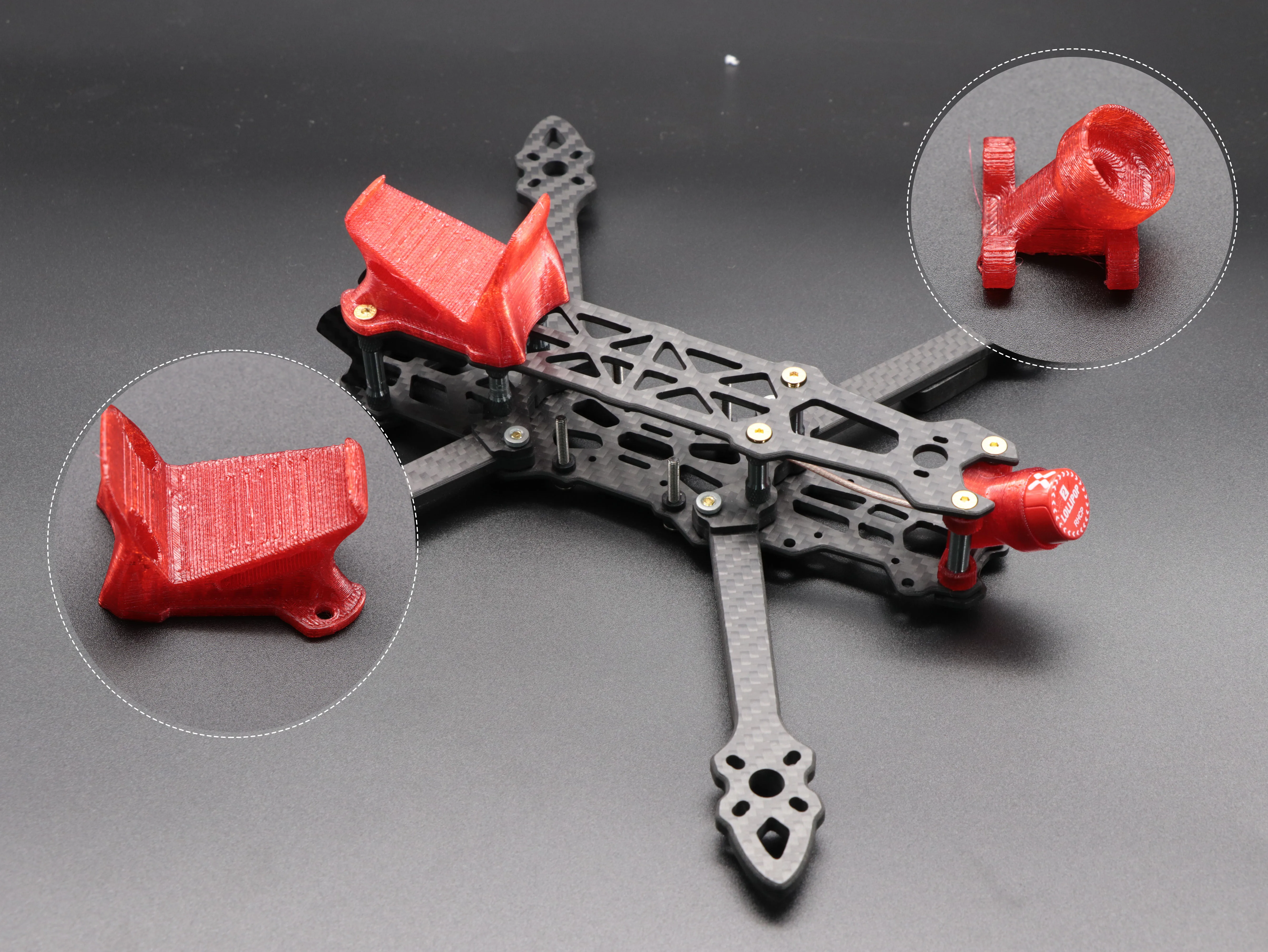 Mark4 Mark 4 3D TPU печать FPV камера фиксированное Крепление/Антенна крепление для RC