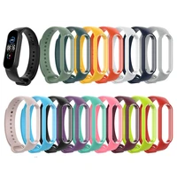 strap for xiaomi mi band 6 nfc silicone wristband bracelet replacement for xiaomi band 6 miband 6 wrist color tpu strap