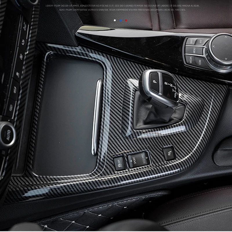 Аксессуары настоящая наклейка из углеродного волокна внутренняя отделка LHD для