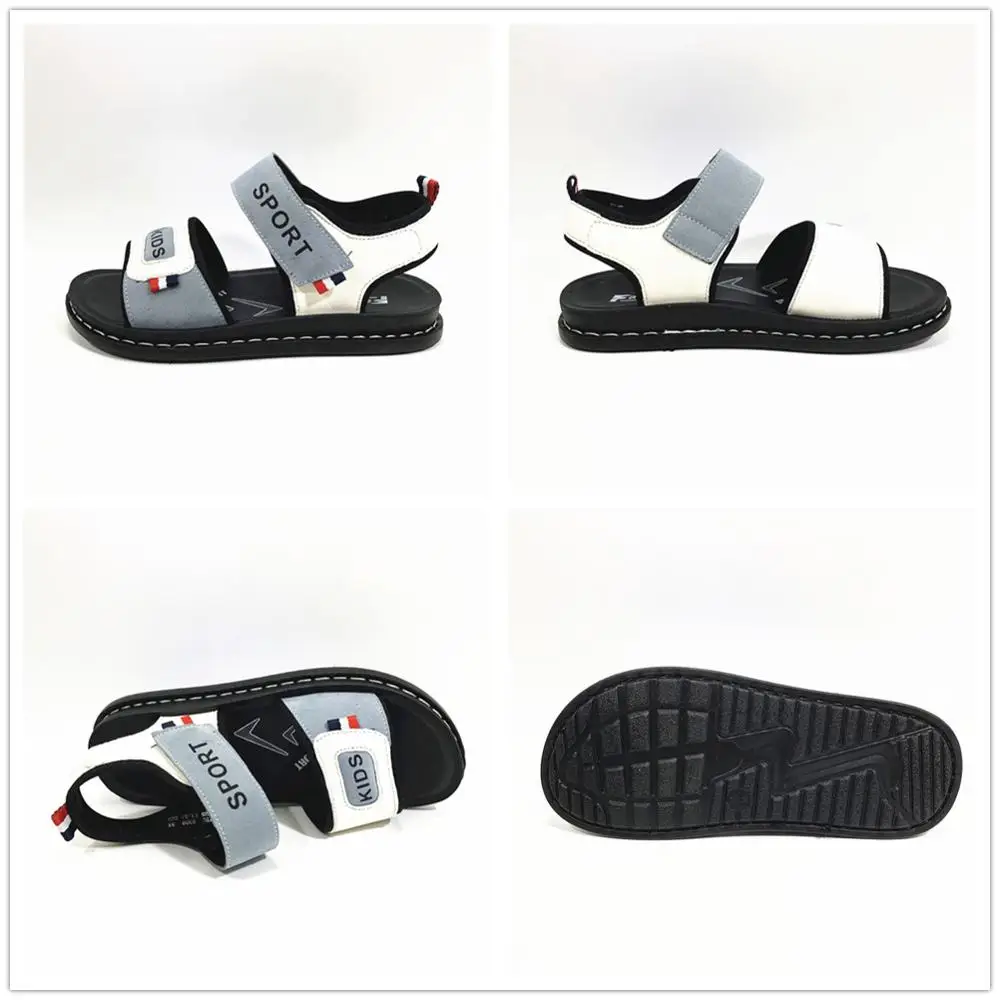 Детские сандалии KINE PANDA для подростков пляжная обувь мальчиков летние школьные из натуральной кожи