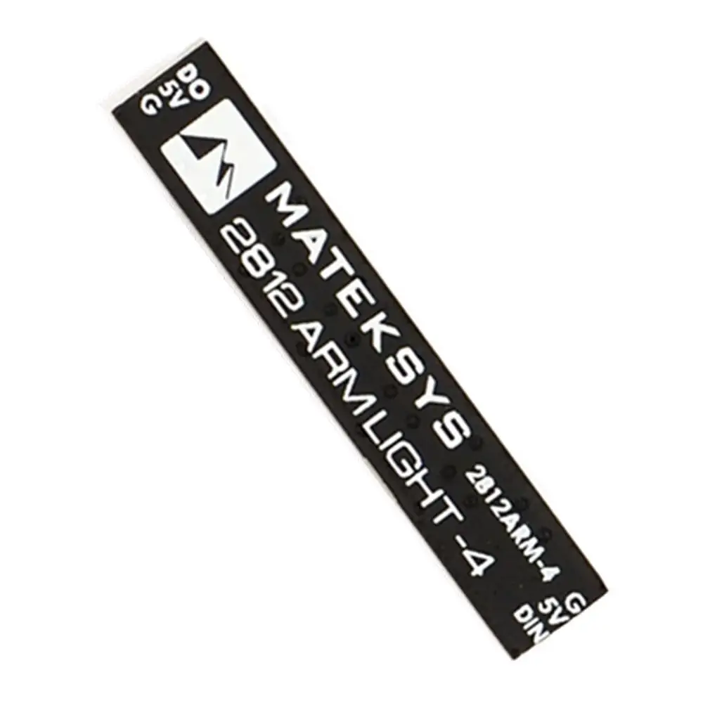 Светодиодная лента Matek 2812ARM-4 /WS2812ARM-6 5 в WS2812, 4 лампы или 6 ламп для радиоуправляемых дронов, FPV гоночных моделей YYDS, 4 шт.