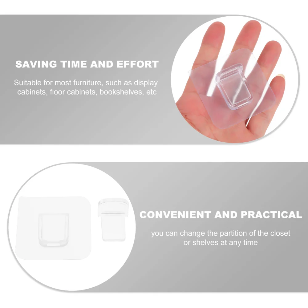 Клейкая полка для книжного шкафа 24 шт. | Строительство и ремонт