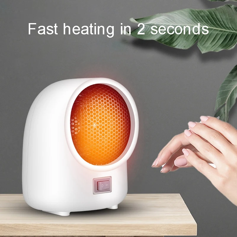 

Heater Mini Portable Personal Space Heater Quick-Heat Desktop Heater Warmer Machine for Winter Office Heater EU Plug
